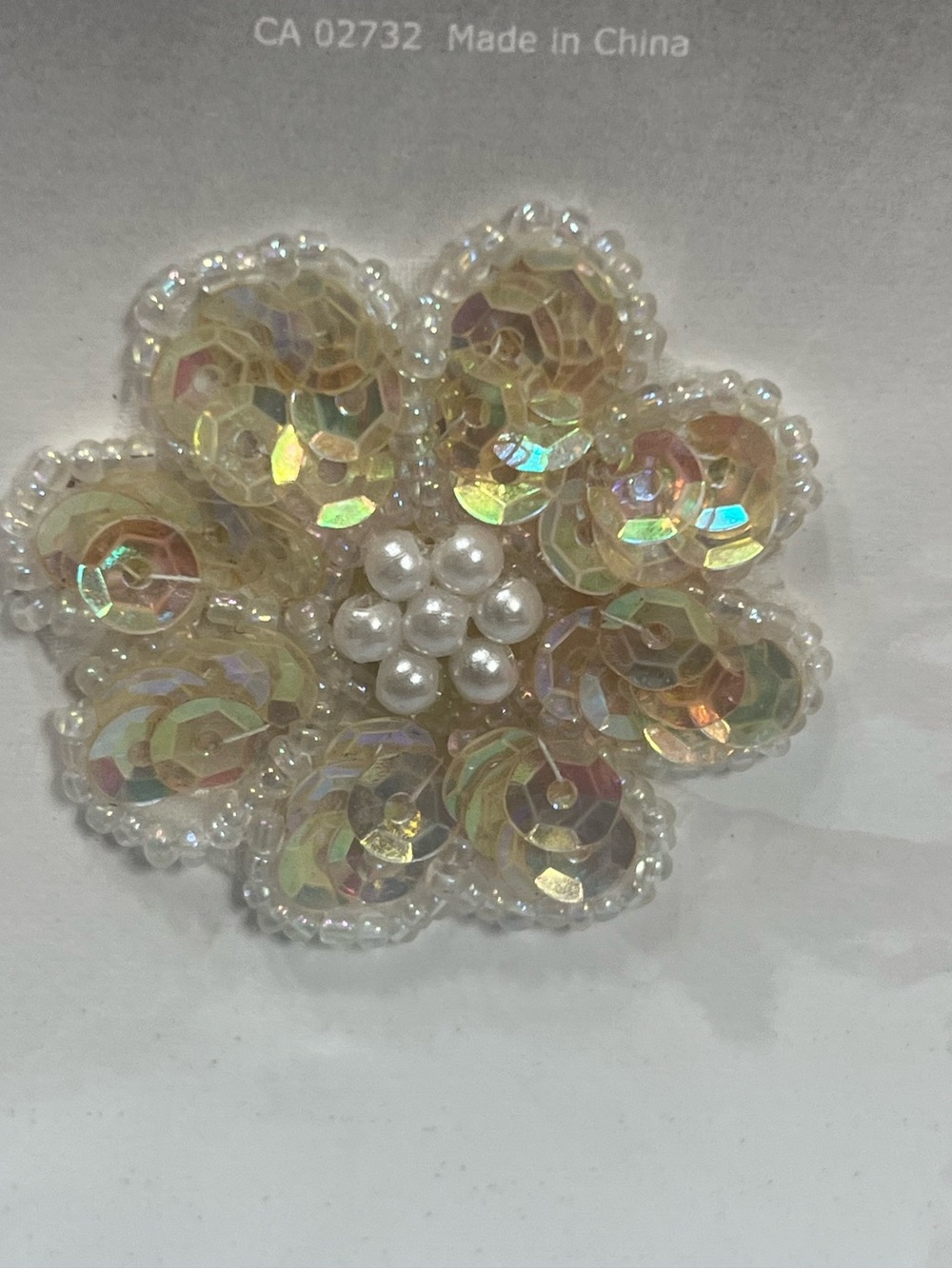 Fashion Accents Sequin Flower Applique